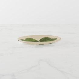 Green Shamrock Design on Custom Colour Trinket Trays