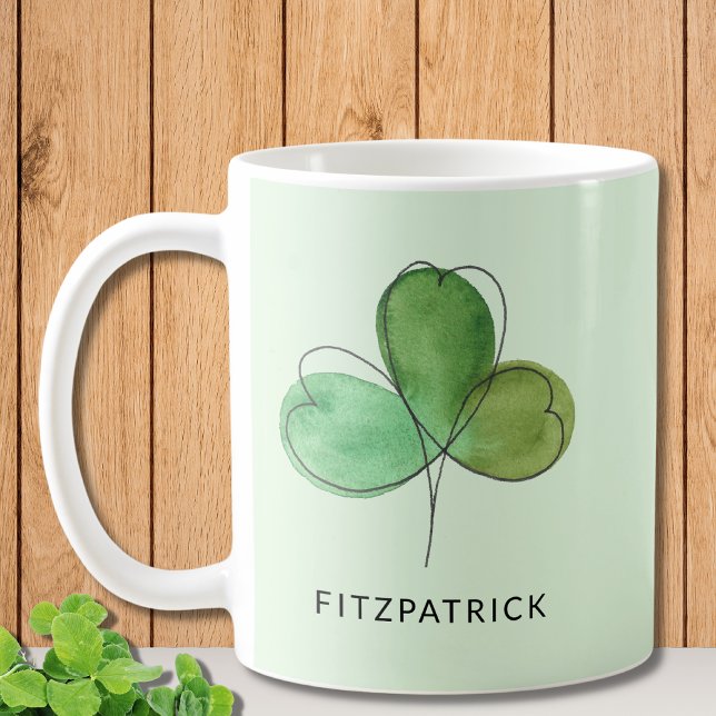 Green Shamrock Irish Heritage Coffee Mug (Creator Uploaded)