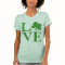 Green Shamrock Love