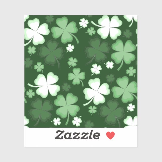 Green Shamrock, St. Patrick's Day (Sheet)
