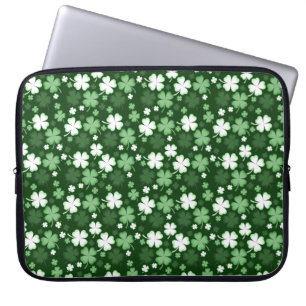 Green Shamrock, St. Patrick's Day Laptop Sleeve