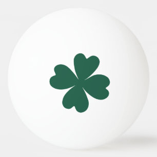 Green shamrock St Patricks Day Ping Pong Ball