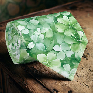 Green Shamrock St. Patrick's Day Tie