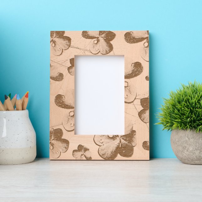 Green Shamrock St Patrick's iPhone 5 Case-Mate Etched Frames (Front)