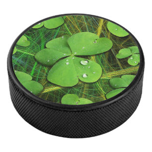 Green Shamrock St Patrick's iPhone 5 Case-Mate Hockey Puck