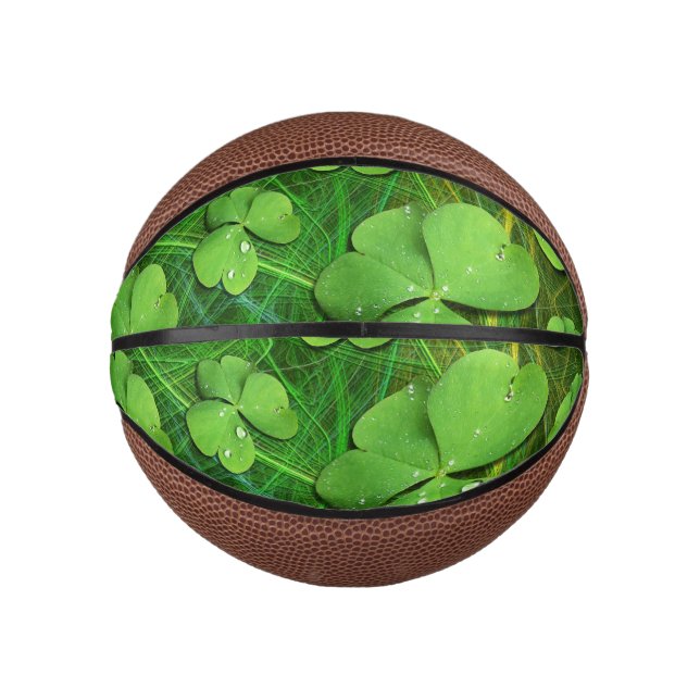 Green Shamrock St Patrick's iPhone 5 Case-Mate Mini Basketball (Front)