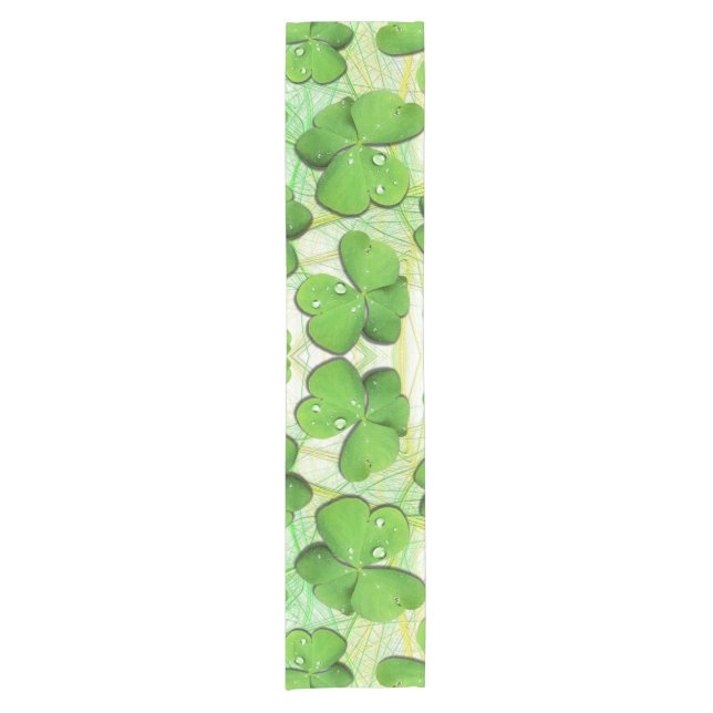 Green Shamrock St Patrick's iPhone 5 Case-Mate Short Table Runner (Front)