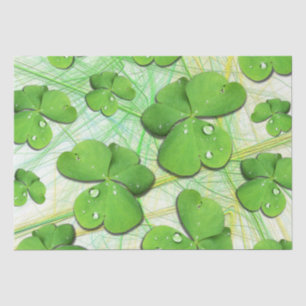 Green Shamrock St Patrick's iPhone 5 Case-Mate Tissue Paper