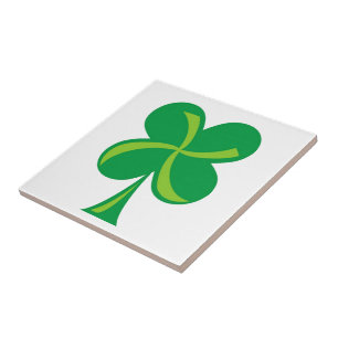 Green Shamrock Tile