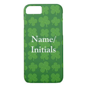 Green Shamrocks, Irish Clover Pattern Case-Mate iPhone Case