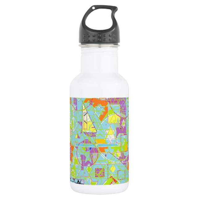 Green Shape 532 Ml Water Bottle (Front)