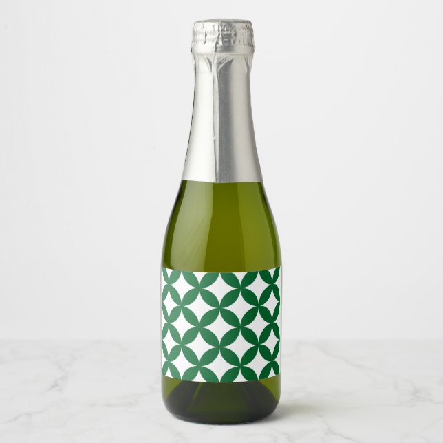 Green Shippo Mini Sparkling Label (Front)