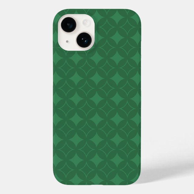 Green Shippo pattern Case-Mate iPhone Case (Back)