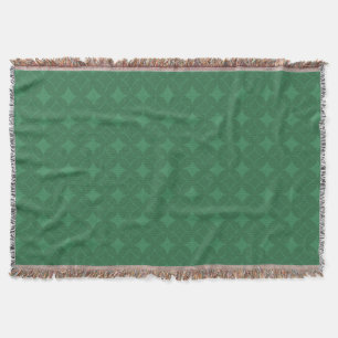 Green Shippo pattern Throw Blanket