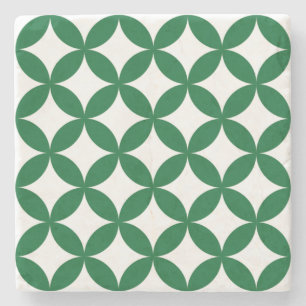 Green Shippo Square Coaster