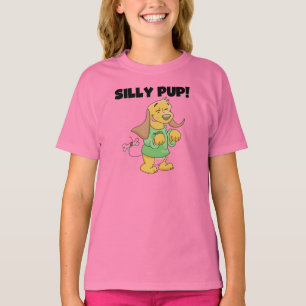 Green Shirt Silly Pup Tshirts and Gifts