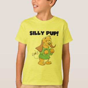 Green Shirt Silly Pup Tshirts and Gifts