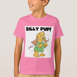 Green Shirt Silly Pup Tshirts and Gifts