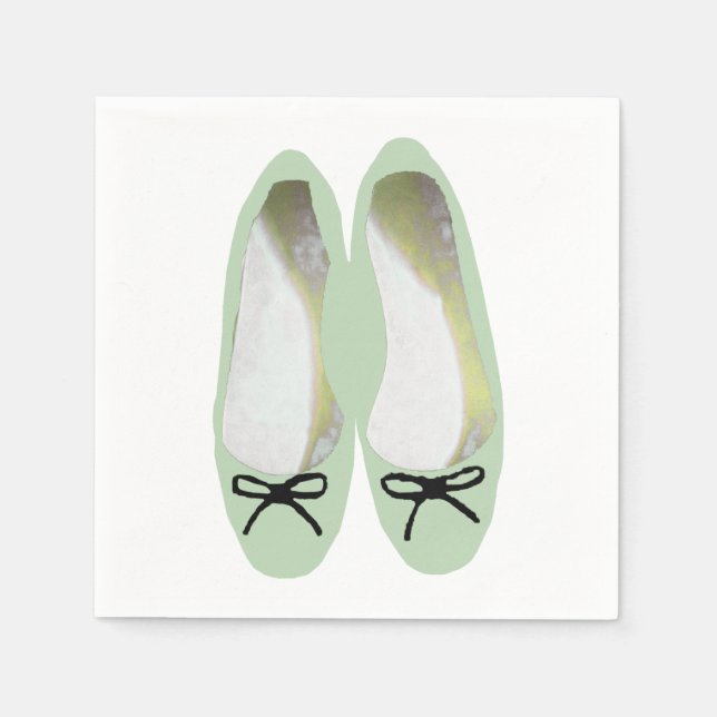 Green Shoes Napkin (Front)