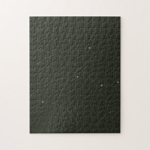 Green, simple, elegant, modern nature abstract jigsaw puzzle