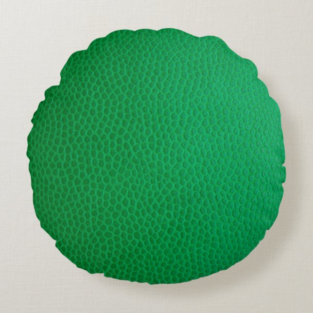 Green skin skin texture skin round cushion (Front)