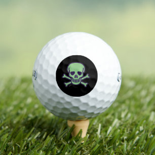 Green Skull black Callaway Supersoft golf balls 12