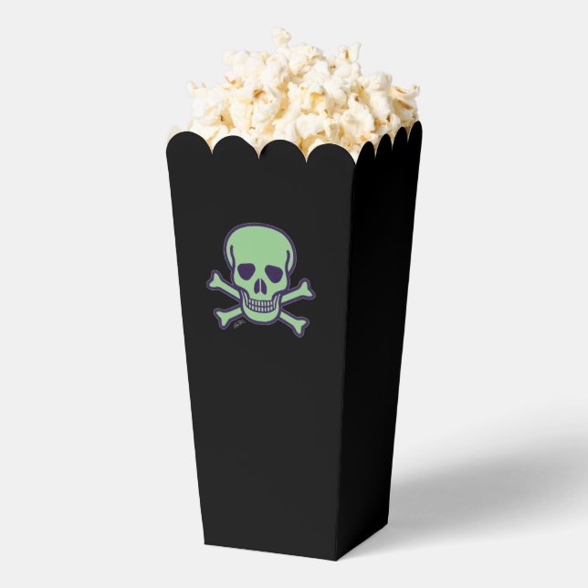 Green Skull black popcorn boxes (Popped)