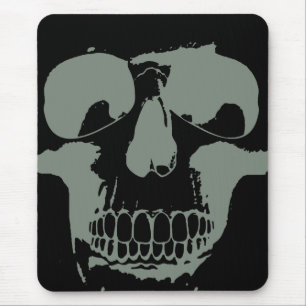Green Skull Mouse Pad
