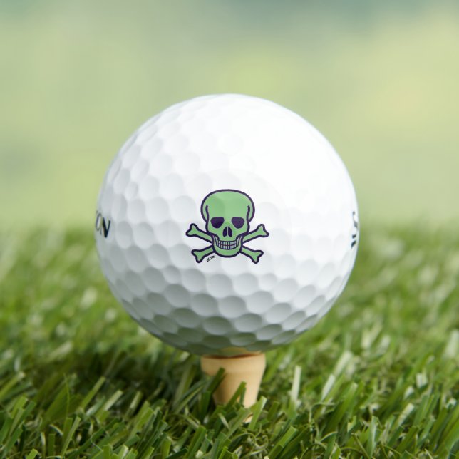 Green Skull Srixon Soft Feel golf balls 12 pk (Insitu Tee)