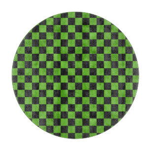 Green Skulls and Sunflower Series Design 9 Cutting Board