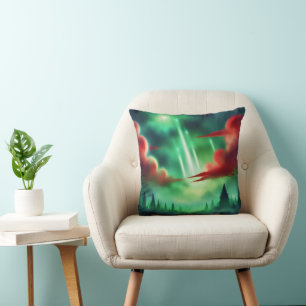 green sky cushion