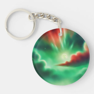 green sky key ring