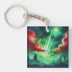 green sky key ring