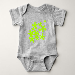 green slime grey fun cute baby bodysuit