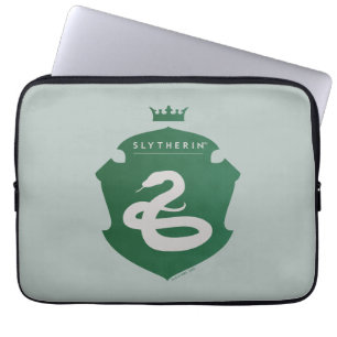 Green SLYTHERIN™ Crowned Crest Laptop Sleeve