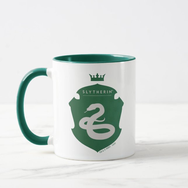 Green SLYTHERIN™ Crowned Crest Mug (Left)
