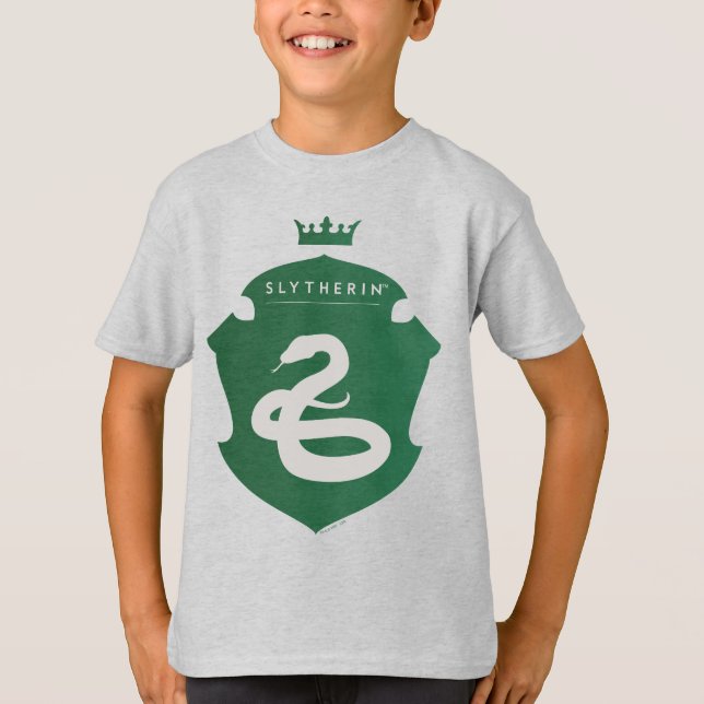 Green SLYTHERIN™ Crowned Crest T-Shirt (Front)