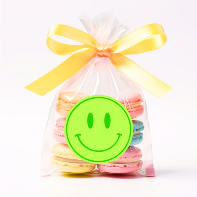 Green Smile One Happy Dude/Gal Birthday Stickers (Creator Uploaded)