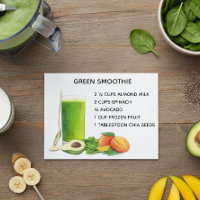 Green Smoothie Recipe Healthy Nutrition Vegan