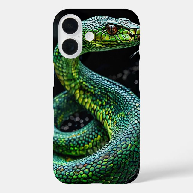 Green snake Case-Mate iPhone case (Back)