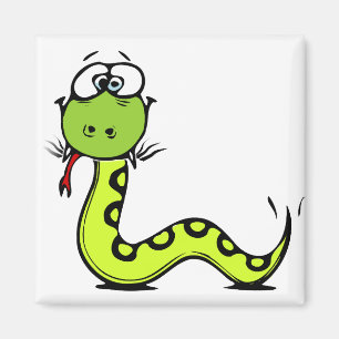 Green Snake Magnet