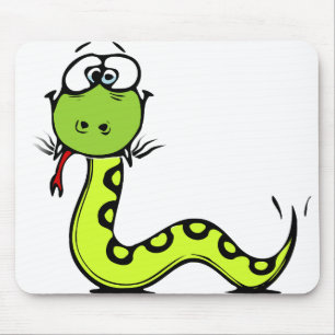 Green Snake Mouse Pad