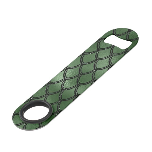 Green Snake Serpent Reptile Pattern (Front Angled)
