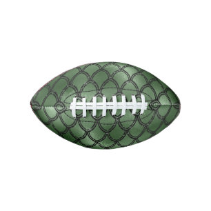 Green Snake Serpent Reptile Pattern Football