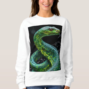 Green snake sweatshirt
