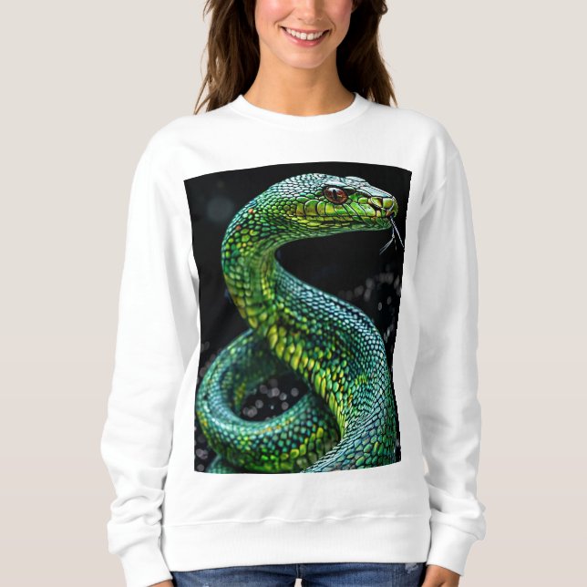 Green snake sweatshirt (Front)