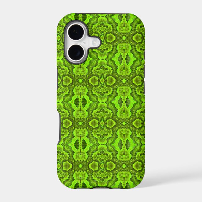 Green Snake Texture Phone Case (Back)