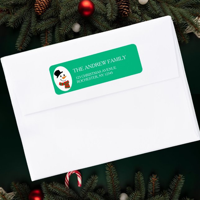 Green Snowman Christmas Adress (Creator Uploaded)