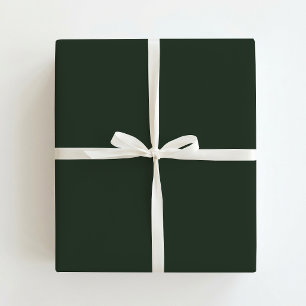 Green Solid colour Christmas Wrapping Paper