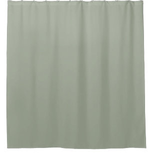Green Solid Colour Personalised Custom Shower Curtain